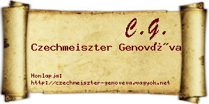 Czechmeiszter Genovéva névjegykártya
